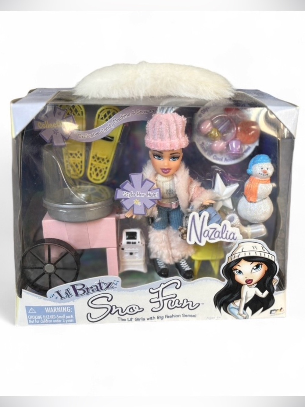 Lil' Bratz Sno Fun Nazalia Doll NEW NIB 2004 Y2K